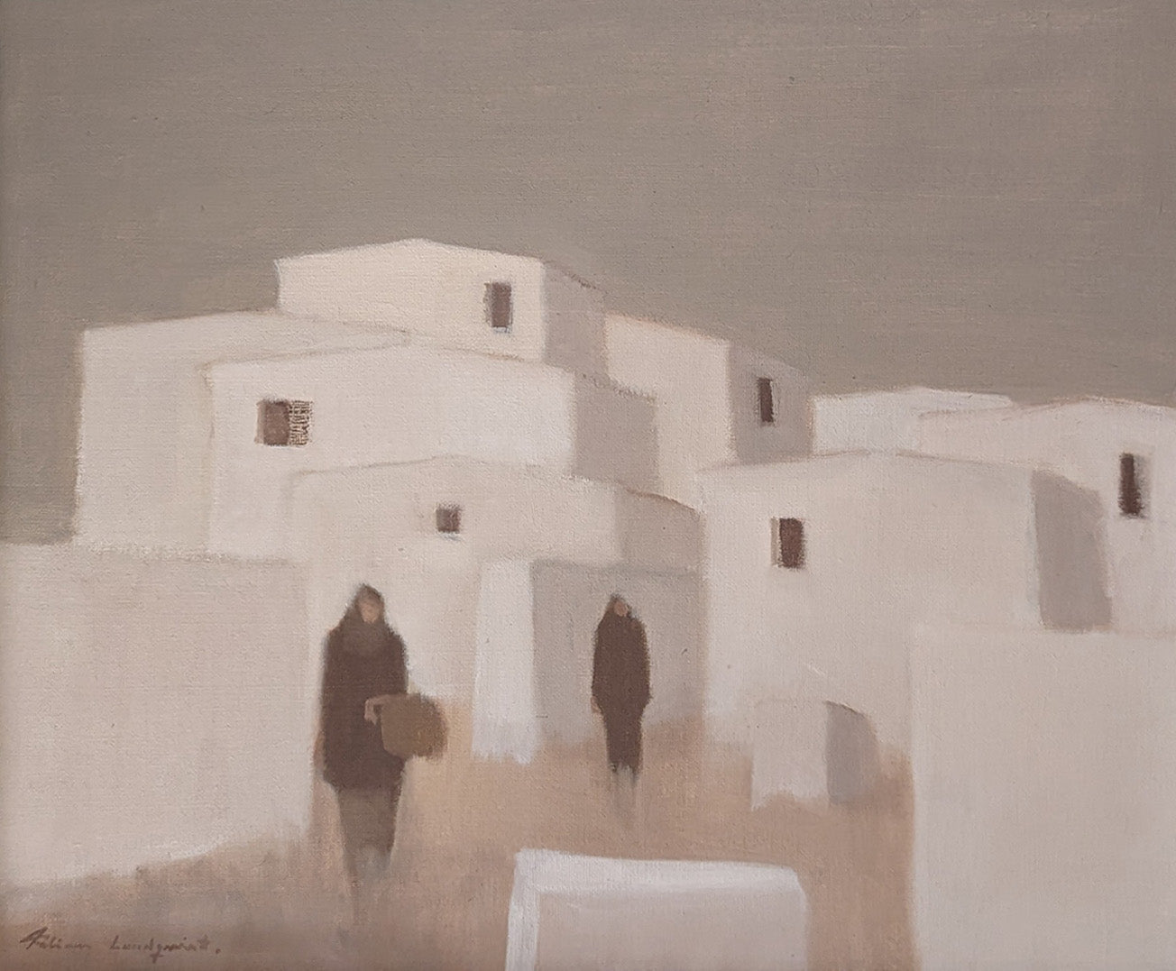 Figures in a North African Town