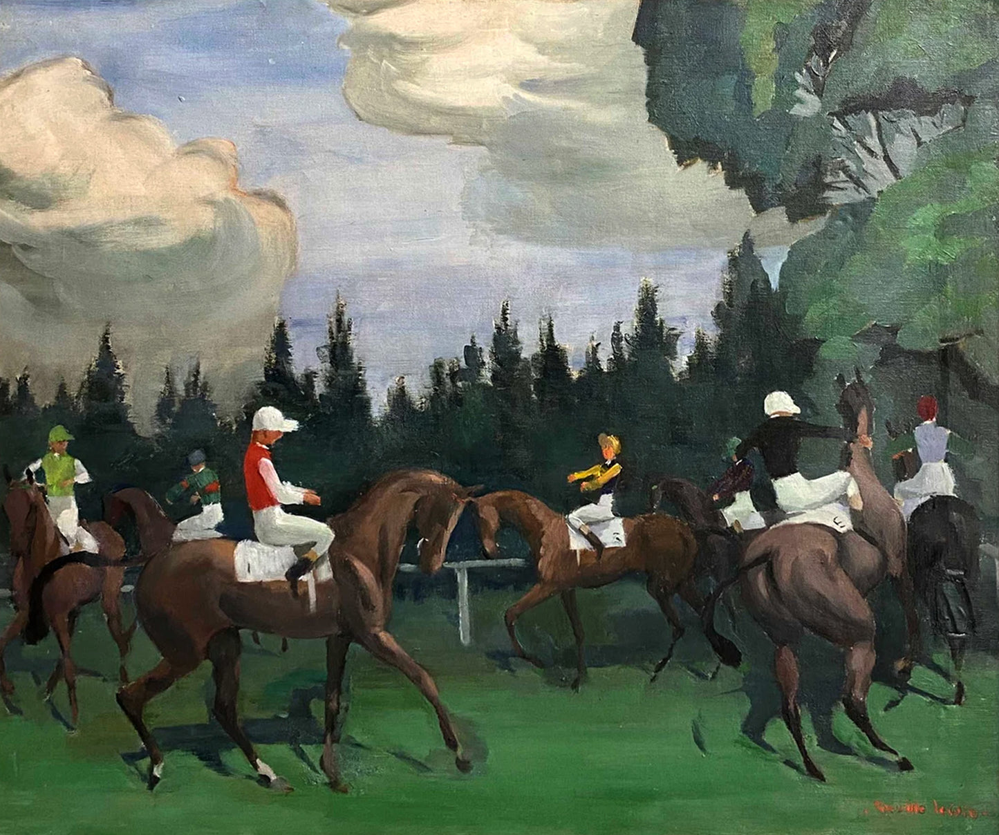 Before the Race, Epsom