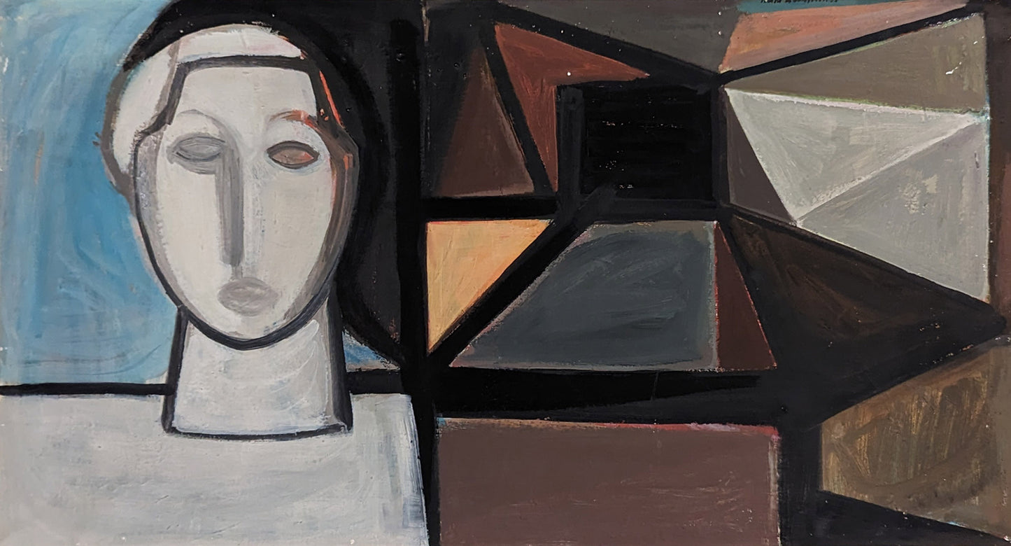 Still Life with Sculpted Head