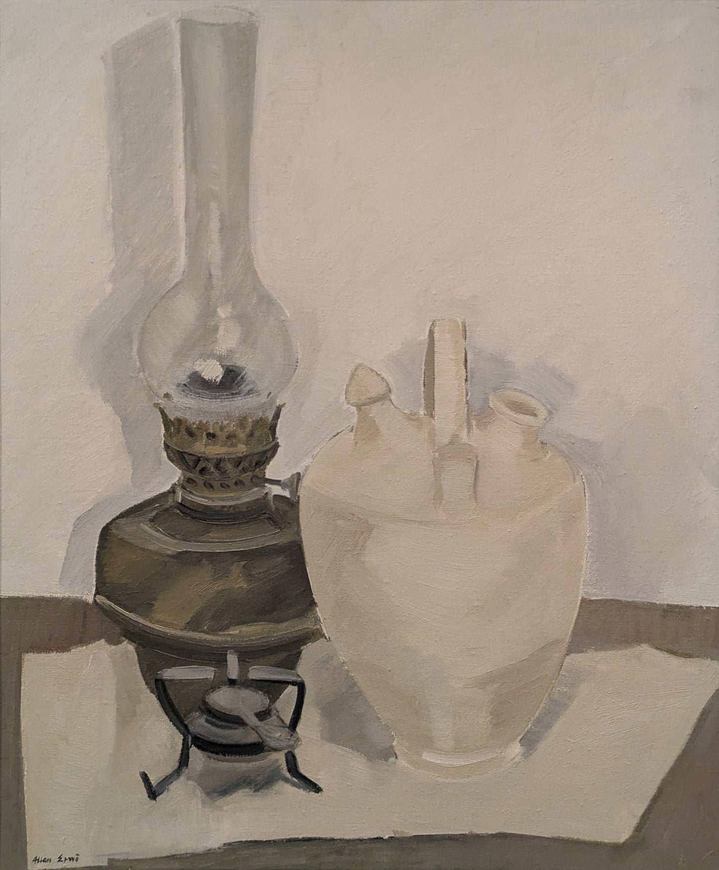 Still life with Oil lamp