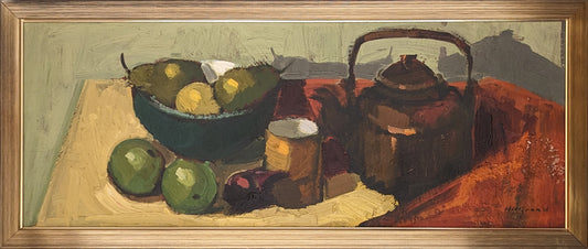 Green Apple with Copper Kettle