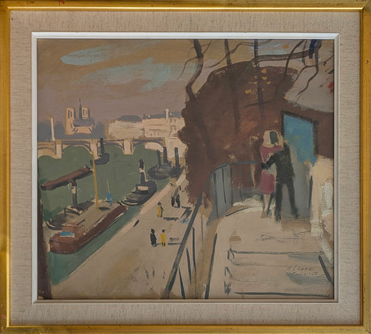 Lovers by the Seine