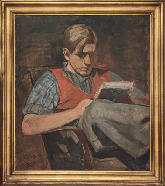 A Young Man Reading