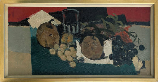 Still Life with Grapes and Glass
