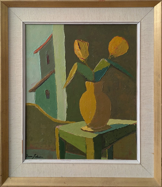 Still life by an Open Window