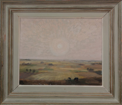 Milking  in a landscape