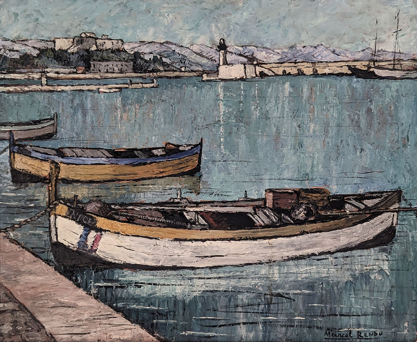 20th Century French School ‘Moored Boats’