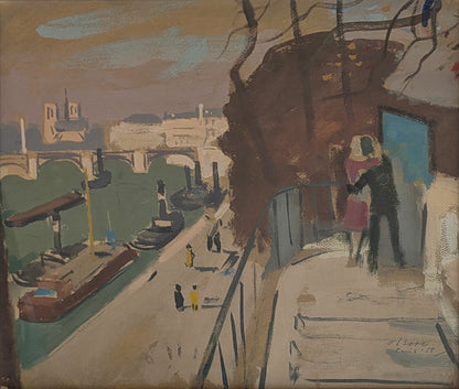 Lovers by the Seine