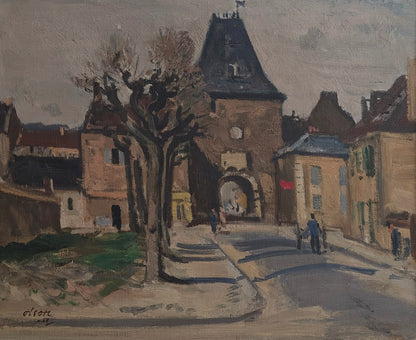 Town Gate, Burgundy, 1950