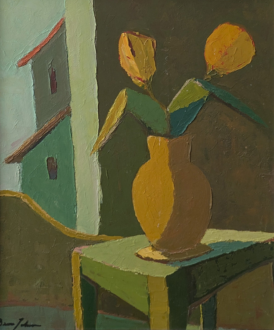 Still life by an Open Window