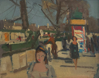 Bouquinistes By The Sea, 1960