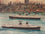 Liners passing, New York