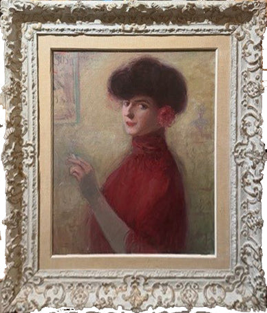 'Smoking' by Louis Kronberg (1872-1965)