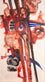 Abstract in Red and Blue