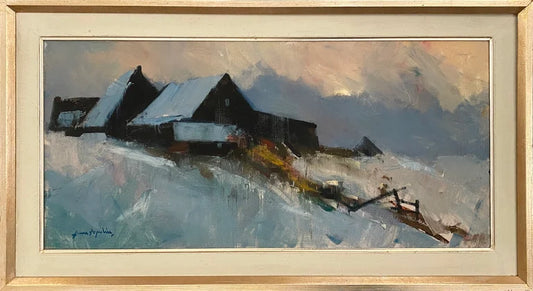 RESERVED LH - Barns under Snow