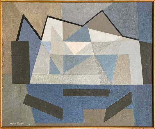 RESERVED Blue Abstract, 1954