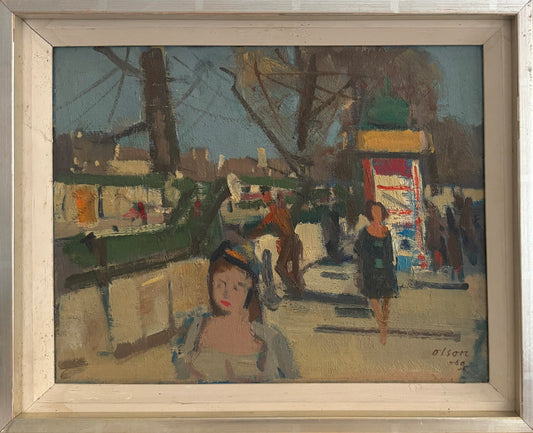 Bouquinistes By The Sea, 1960