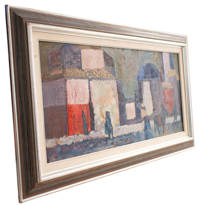 Donkey & Figure in a Street