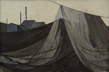 20th Century Swedish School 'Drying Nets'