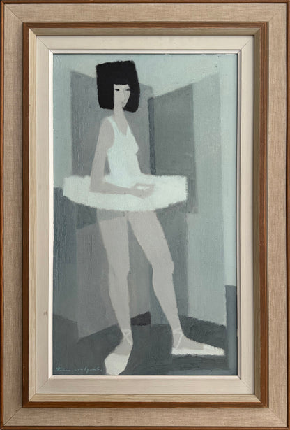 Standing Ballerina in Grey