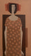 Standing woman in a Patterned dress