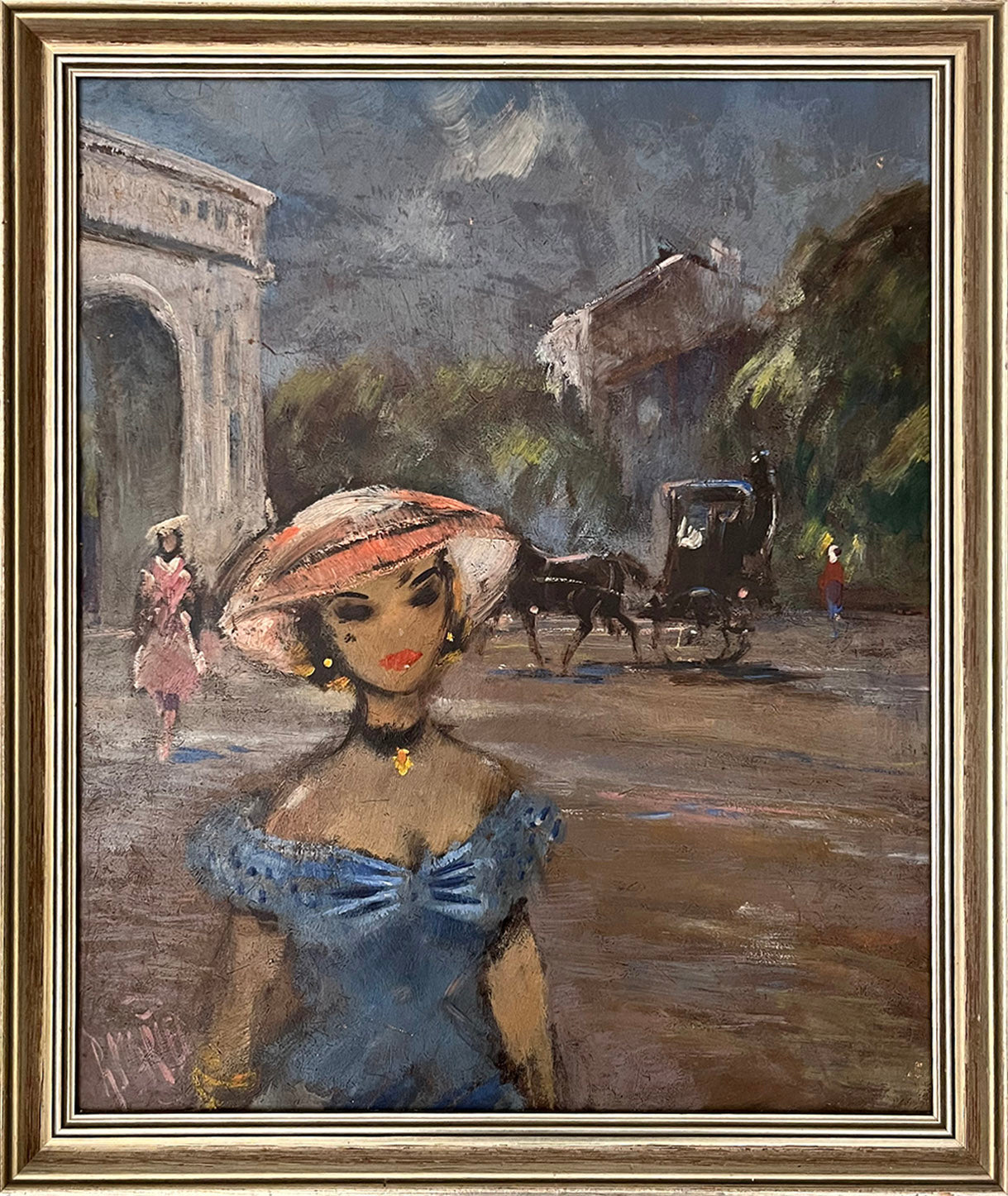 Female Figure in Paris