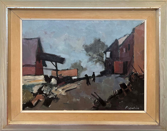 Figures in a Farmyard