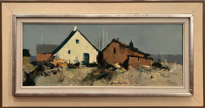 Fishing Huts by the Sea