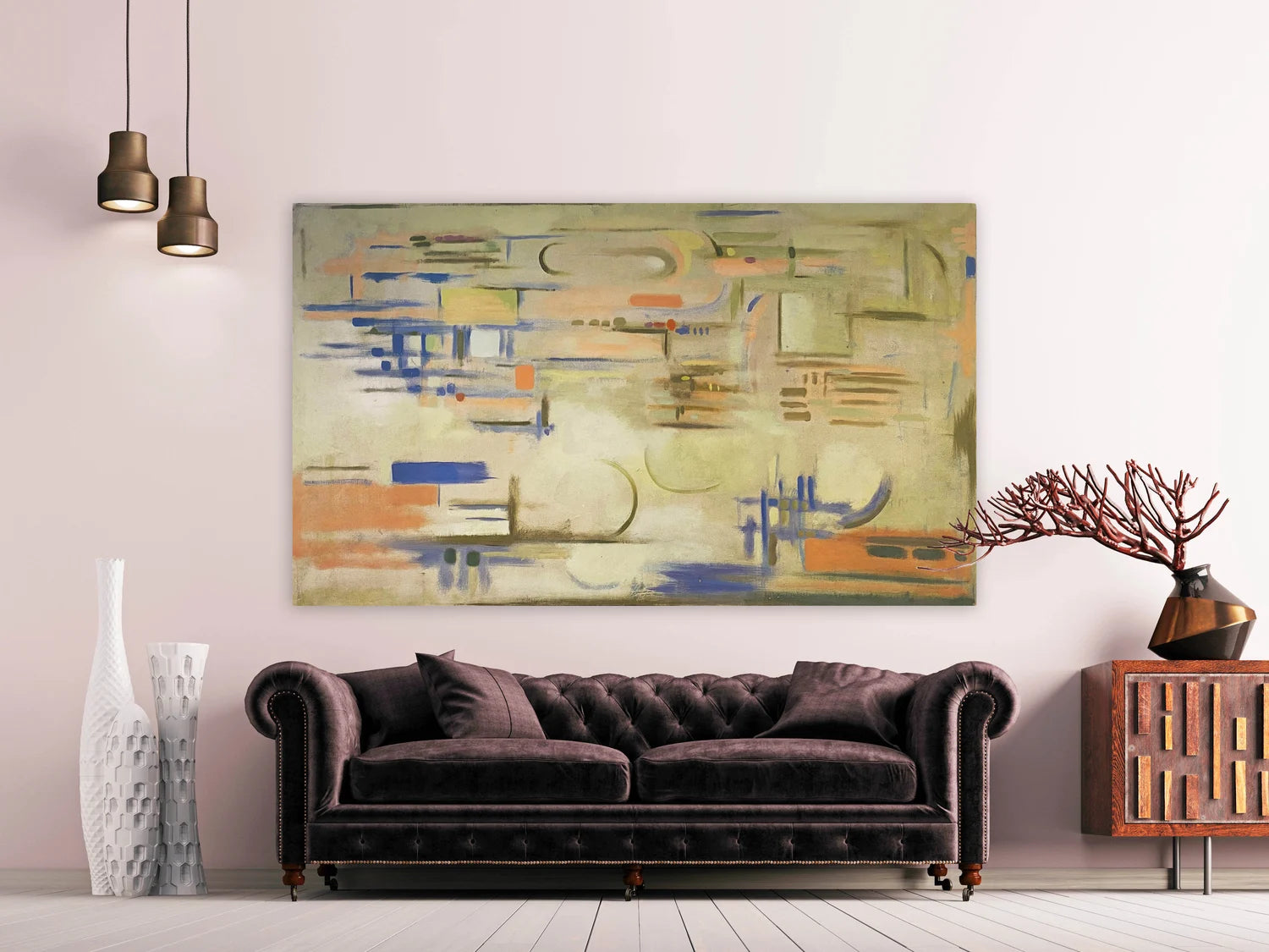 'Abstract' by Modern British Artist Guy Roddon (1919-2006) – Panter ...