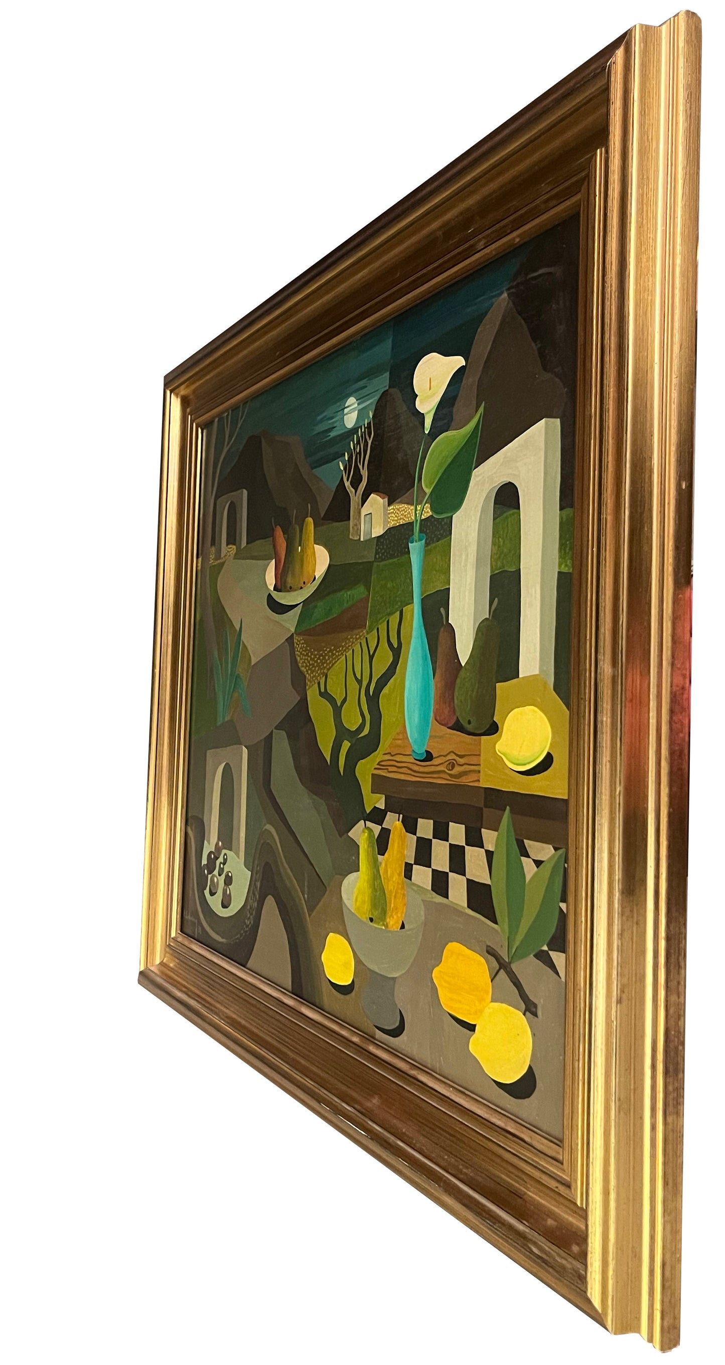 Still lifes in a Surreal Landscape, 1958