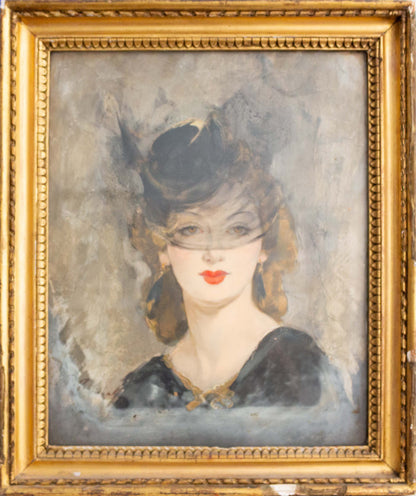 Lady in a Black Hat