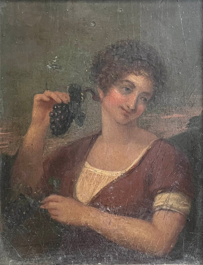 Female Figure with Grapes