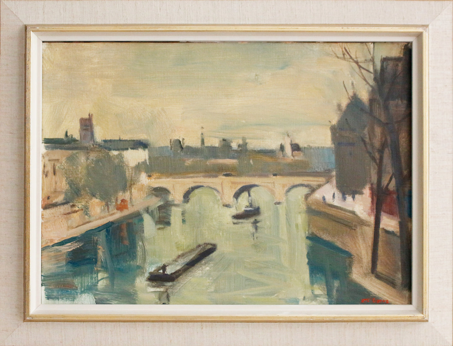 Barge on the Seine