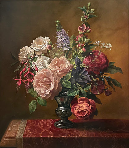 Summer Flowers In A Silver Chalice