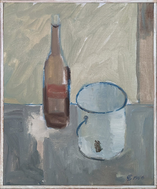 Abstract with Empty Bottle