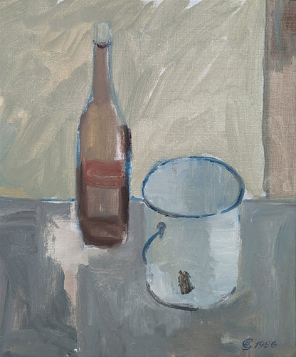 Abstract with Empty Bottle