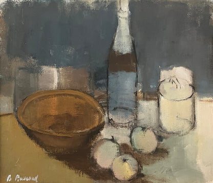 R Still Life with Bowl and bottle
