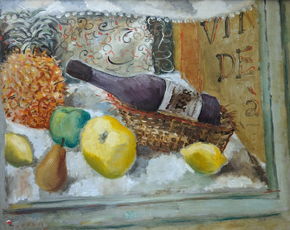 Still Life with Wine and Pineapples, 1939
