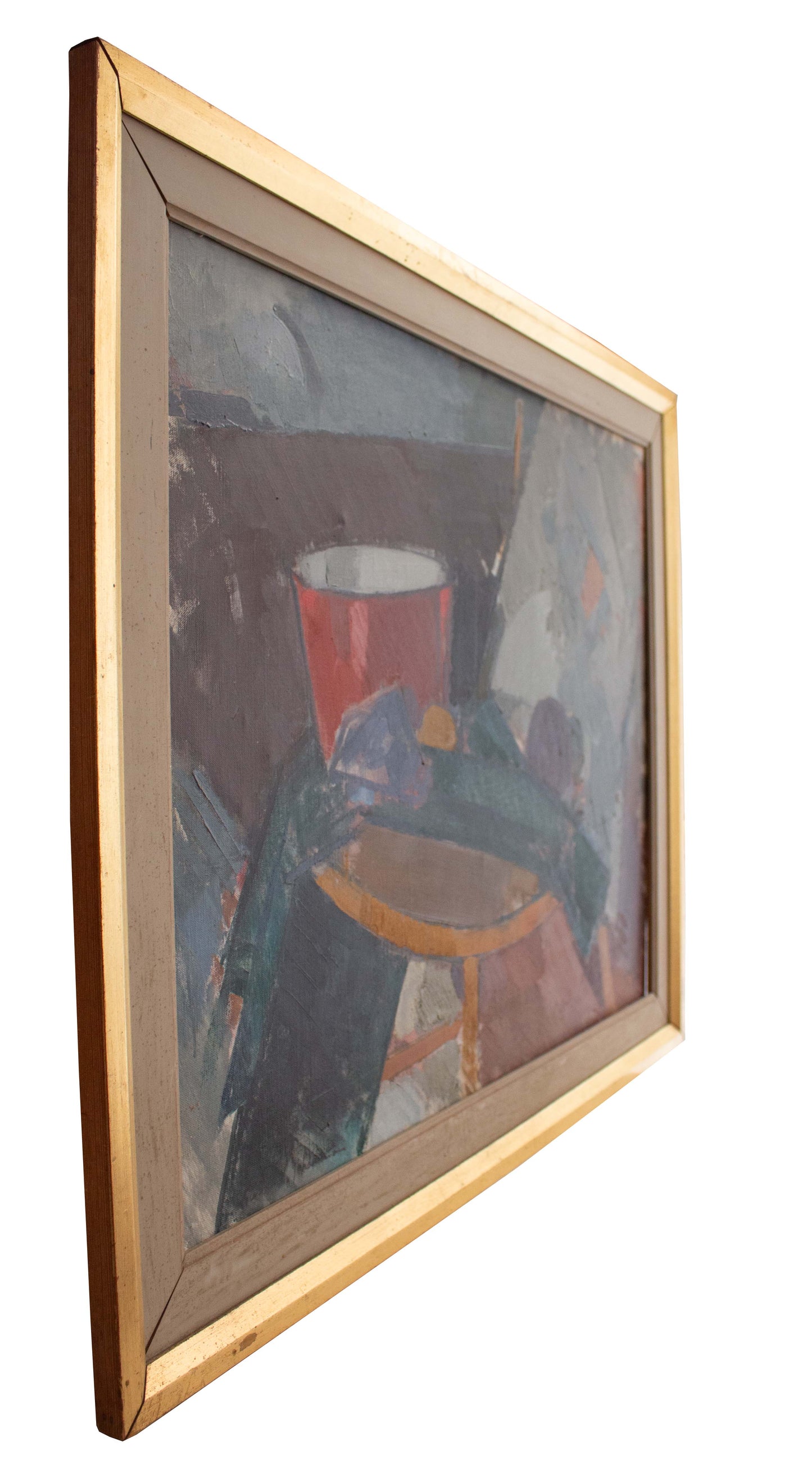 Still Life With Red Bucket