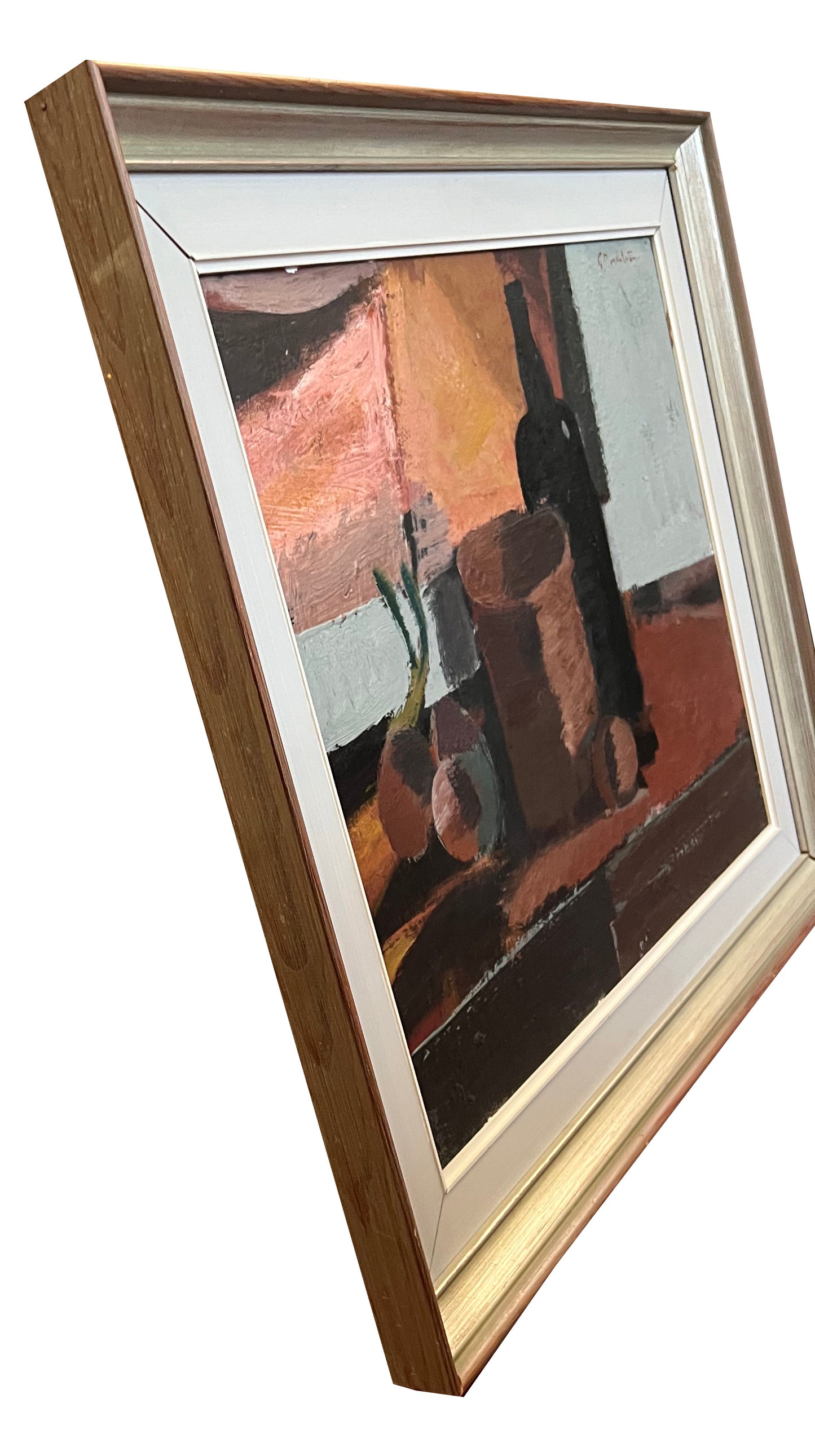 Still Life with Black Bottle and Onions