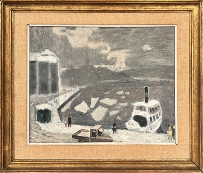 Harbour Under Snow