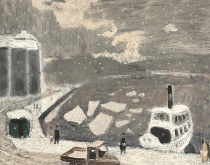 Harbour Under Snow