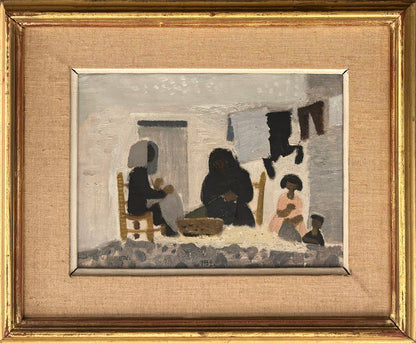 Sewing in the Sun, 1952
