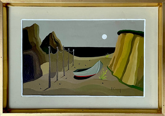 Drying Nets by Moonlight