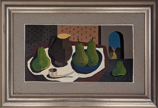 Still Life with Pears, Pipe and Jug
