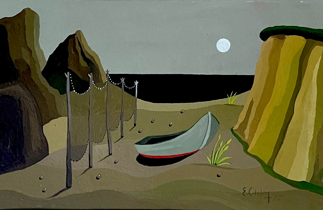 Drying Nets by Moonlight