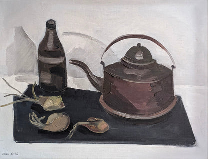 Still Life With Copper Kettle