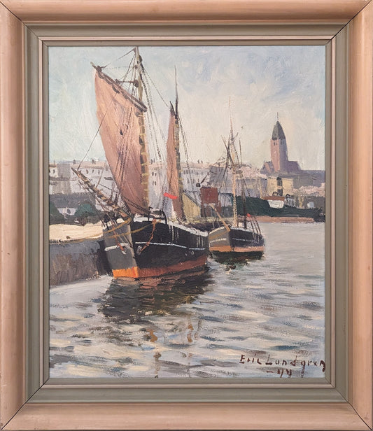 Fishing boats at a Quayside