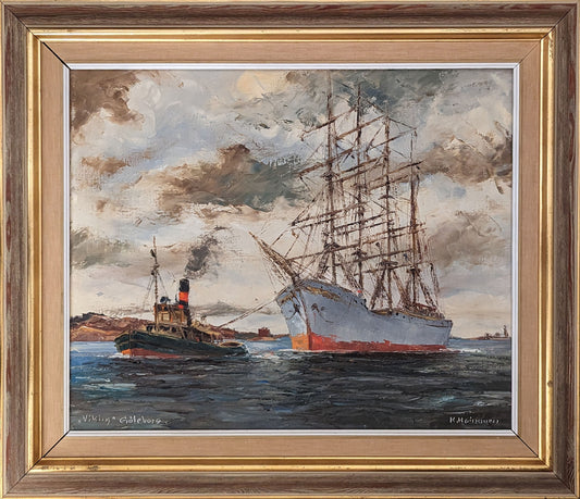 The Barken Viking under Tow