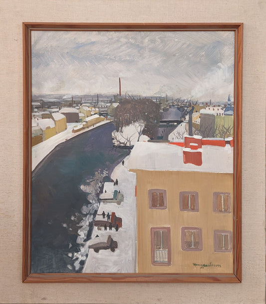 Snow clearing at the Quayside